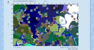 The chunk map based on the seed (Image via ChunkBase)